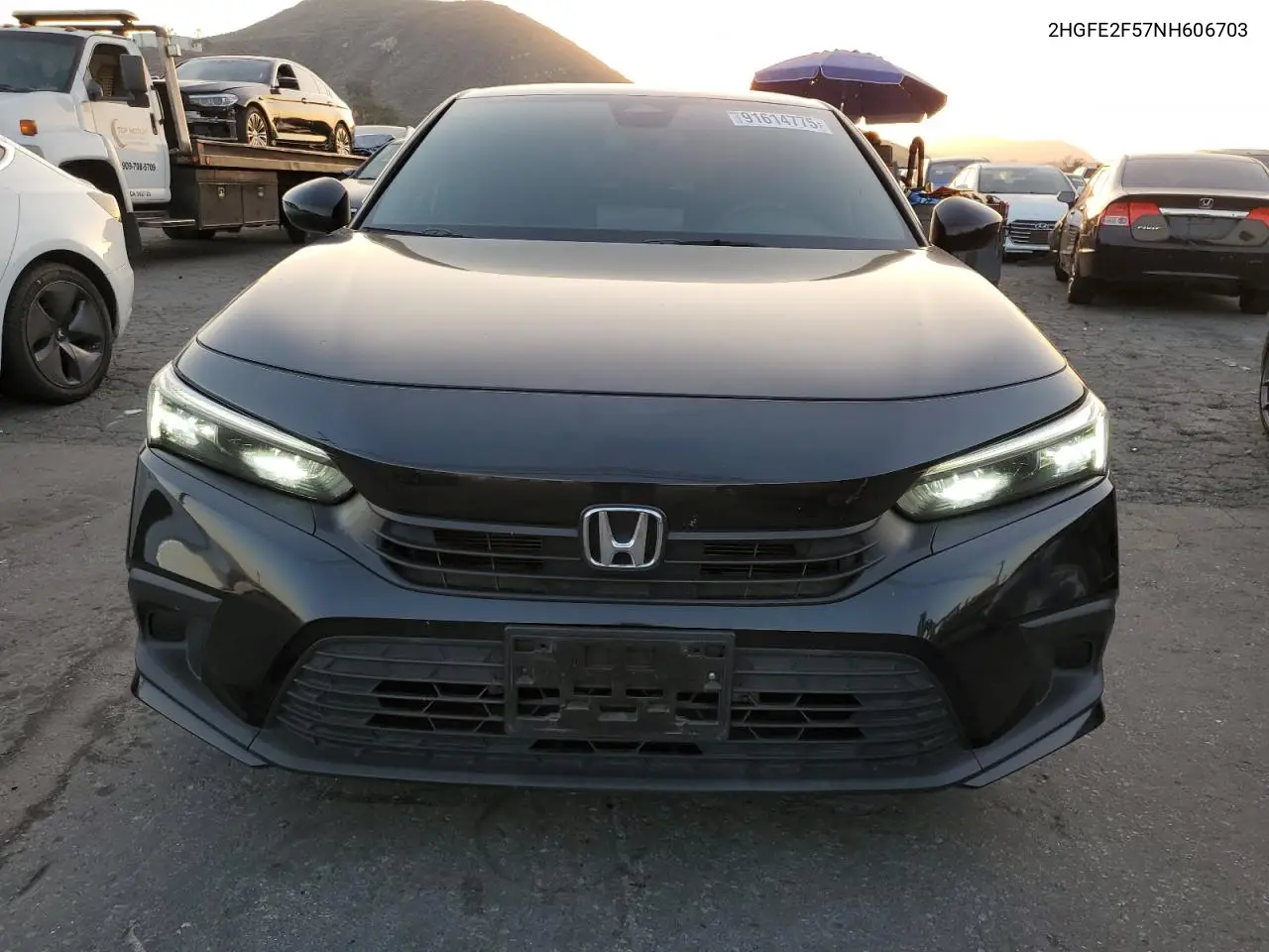 2HGFE2F57NH606703 2022 Honda Civic Sport
