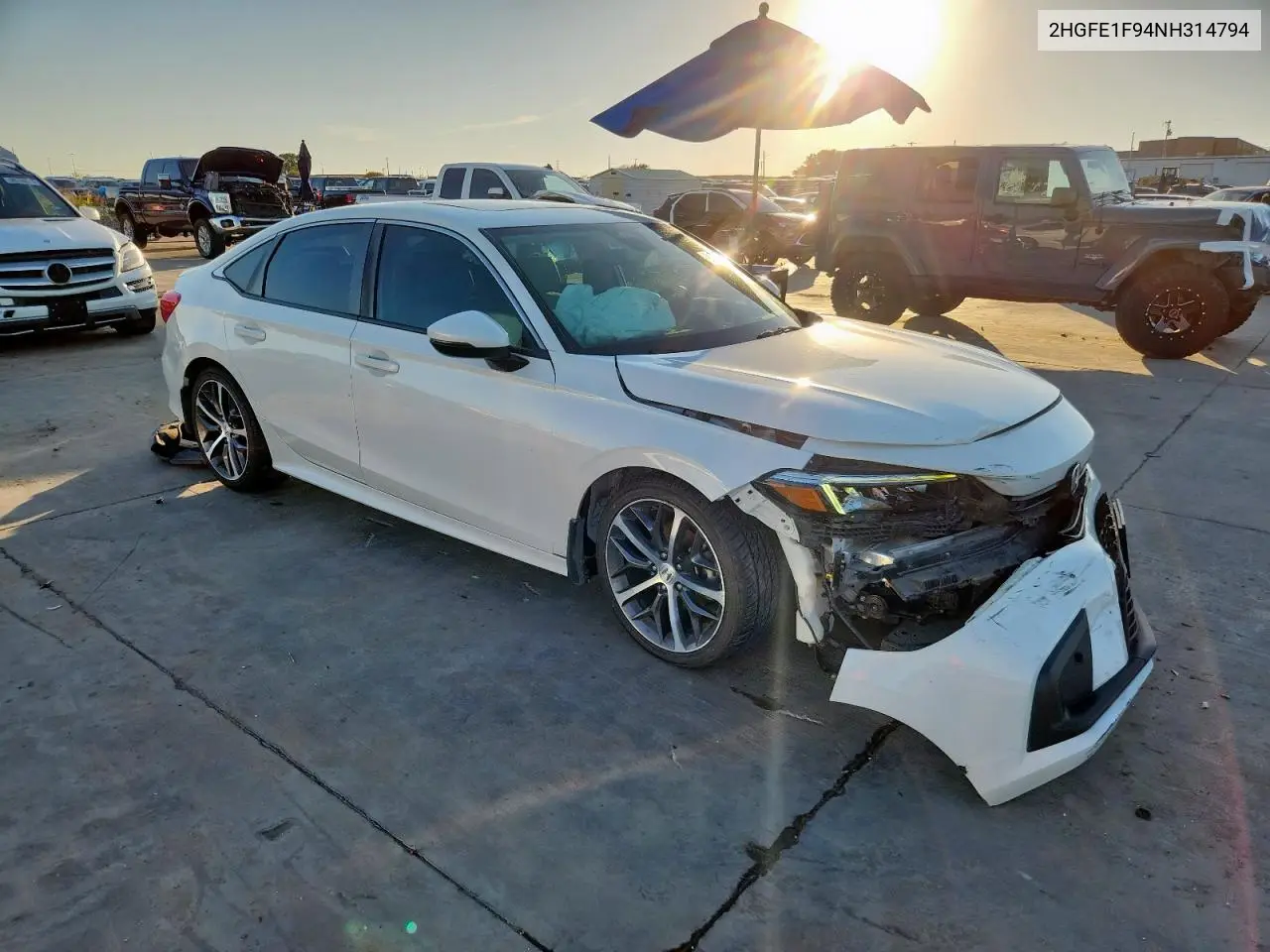 2HGFE1F94NH314794 2022 Honda Civic Touring