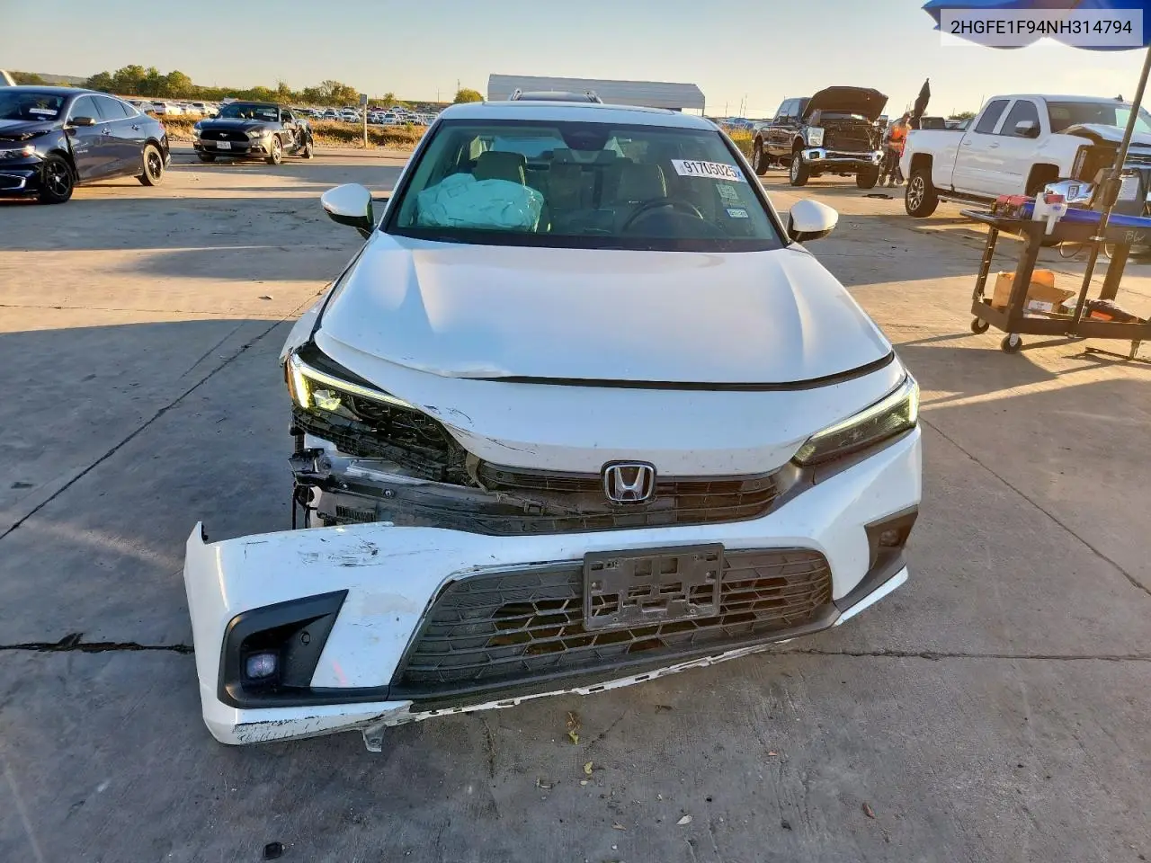 2HGFE1F94NH314794 2022 Honda Civic Touring
