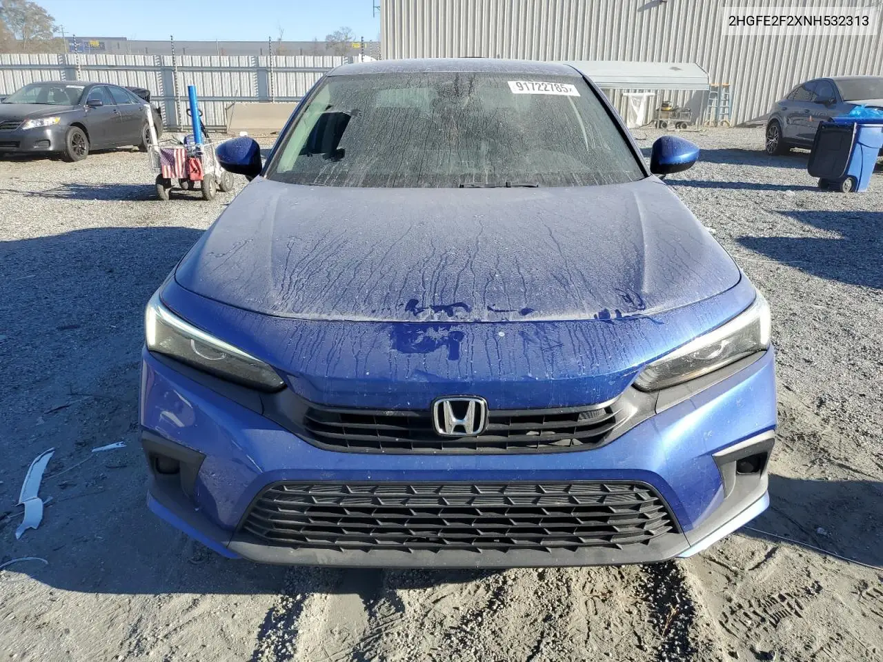 2HGFE2F2XNH532313 2022 Honda Civic Lx