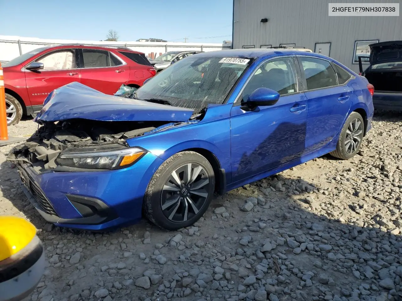2HGFE1F79NH307838 2022 Honda Civic Ex