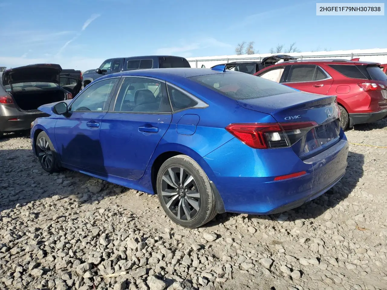 2HGFE1F79NH307838 2022 Honda Civic Ex