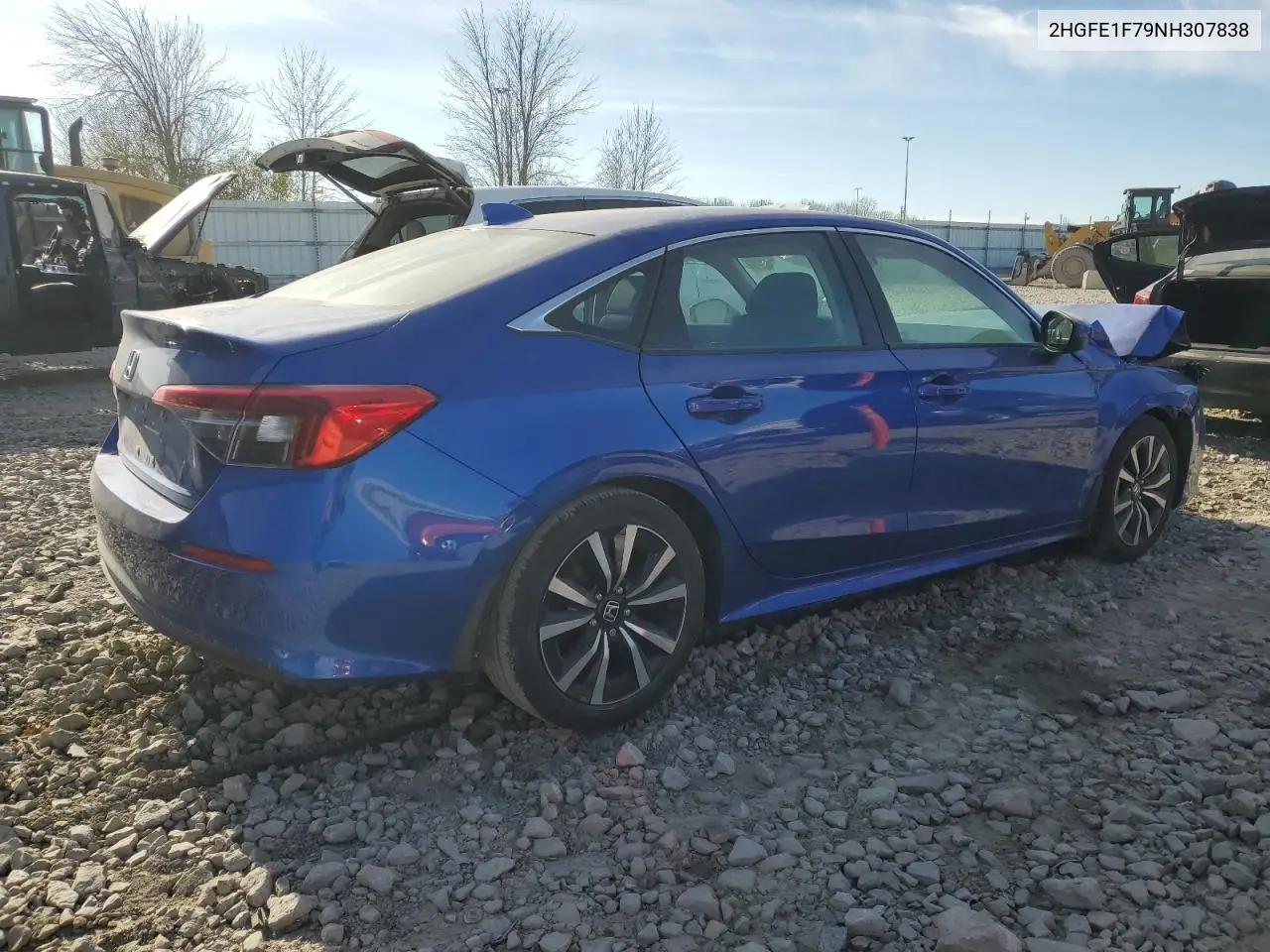 2HGFE1F79NH307838 2022 Honda Civic Ex