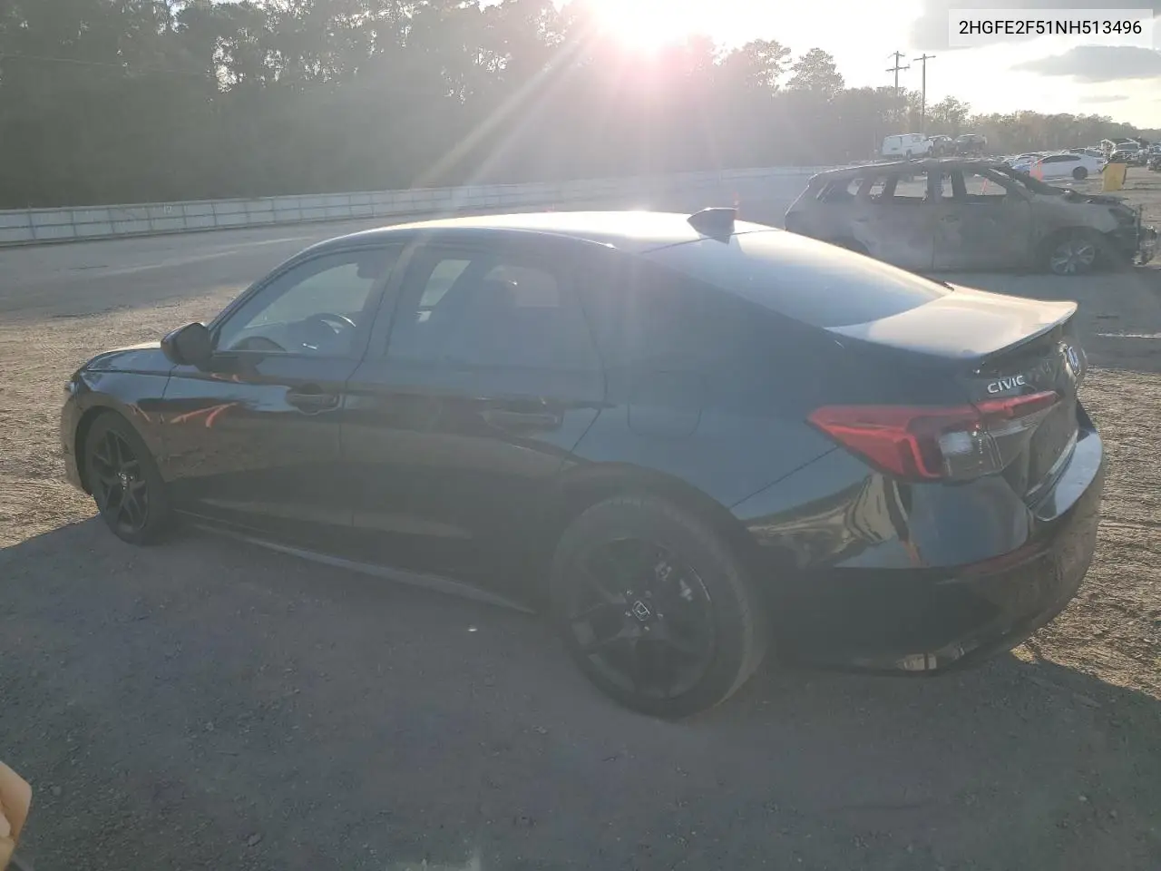 2HGFE2F51NH513496 2022 Honda Civic Sport