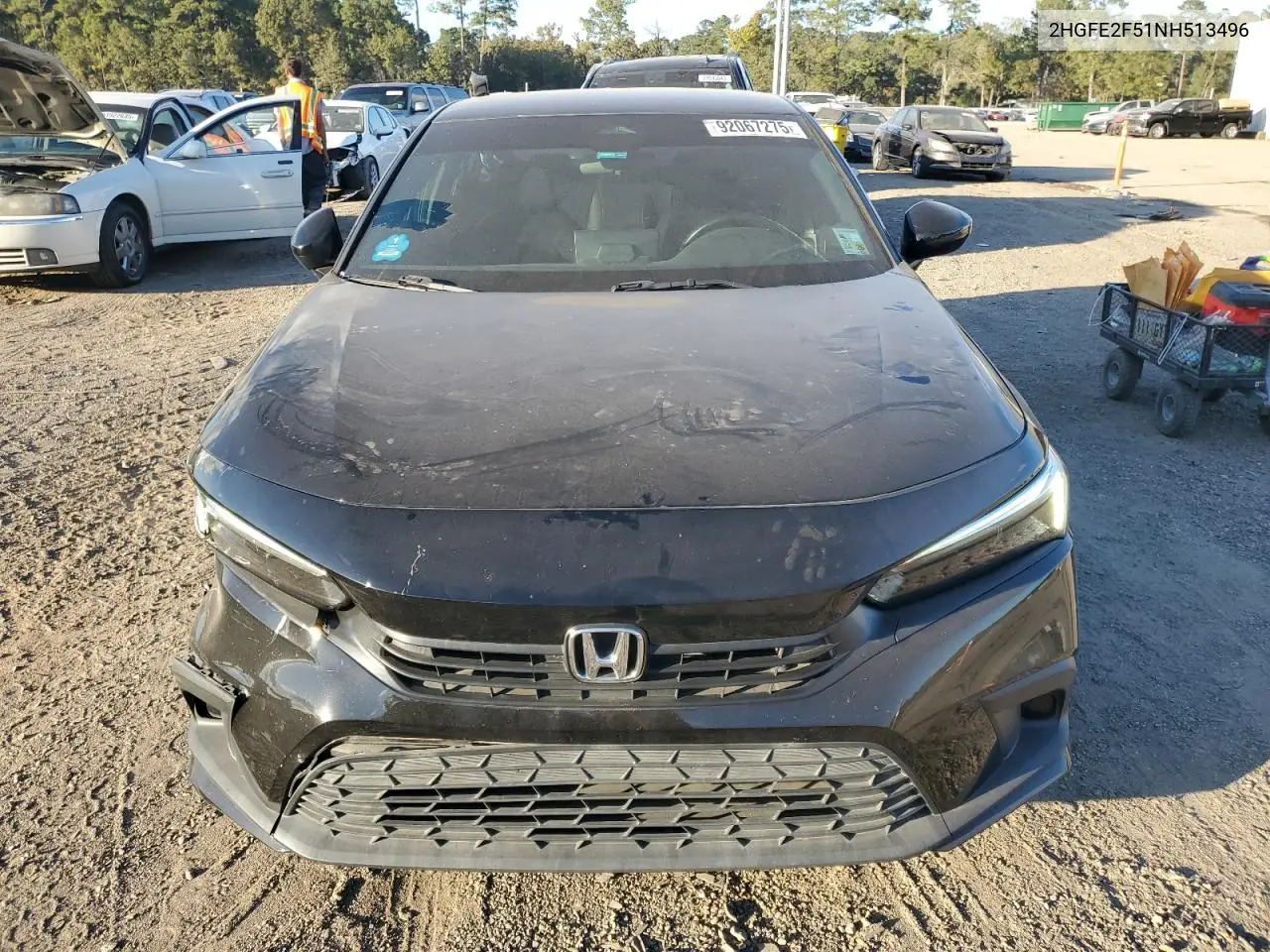 2HGFE2F51NH513496 2022 Honda Civic Sport