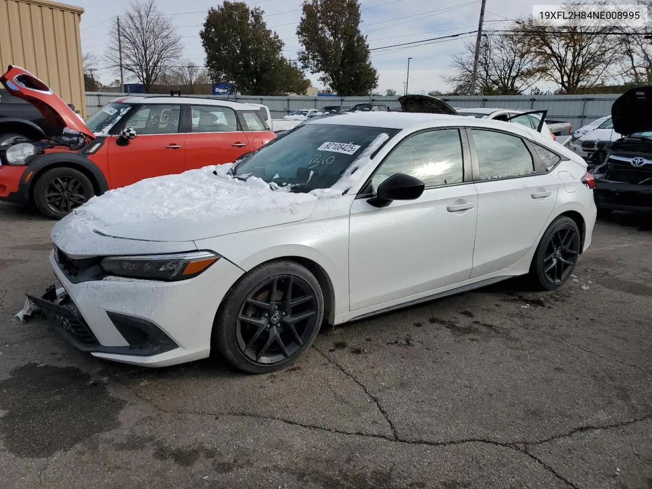 19XFL2H84NE008995 2022 Honda Civic Sport