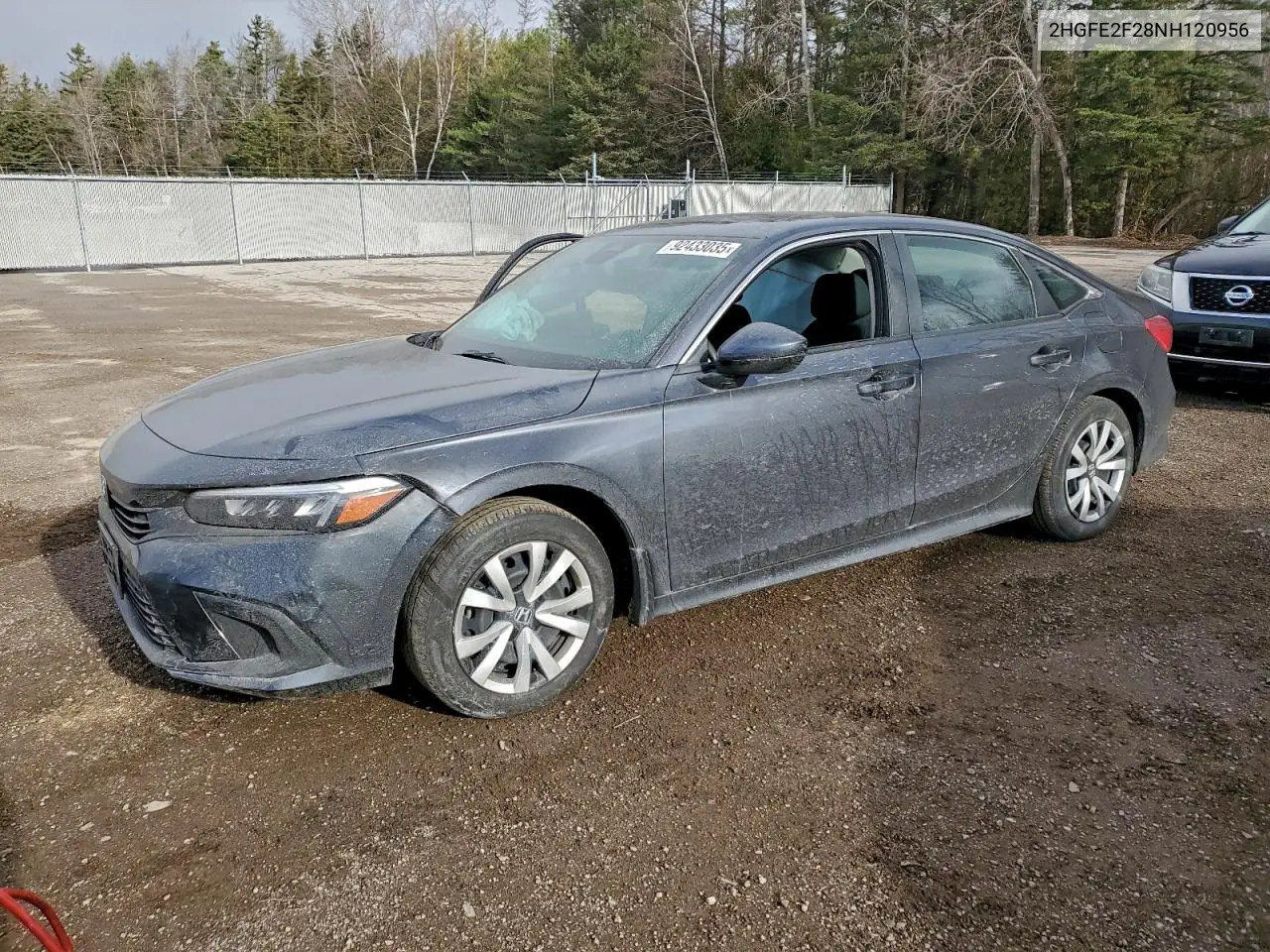 2HGFE2F28NH120956 2022 Honda Civic Lx