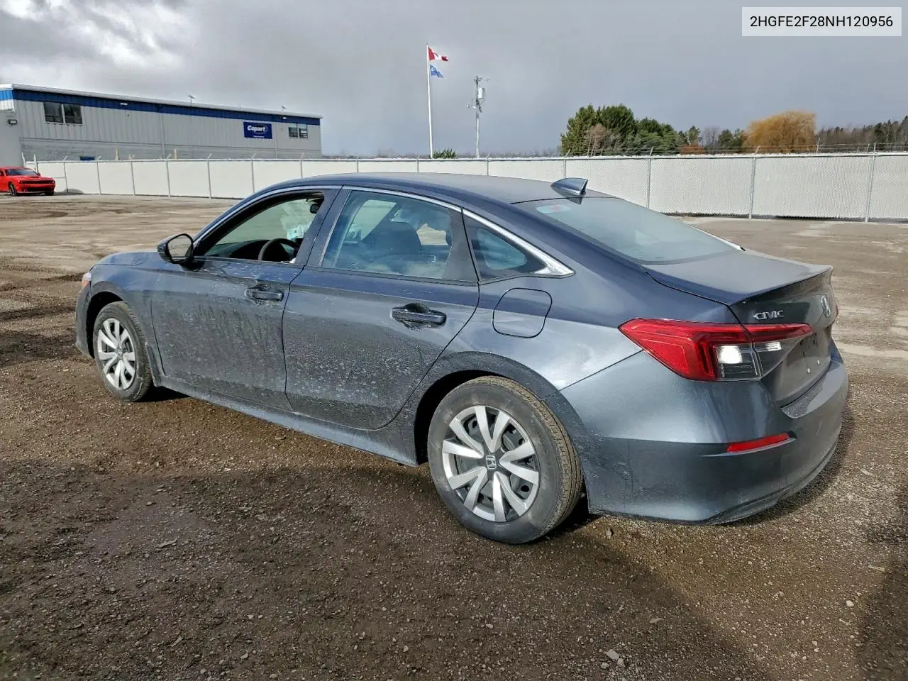 2HGFE2F28NH120956 2022 Honda Civic Lx