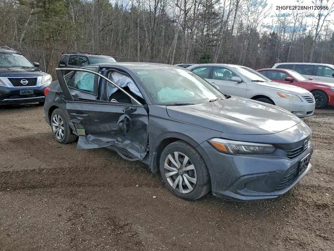 2HGFE2F28NH120956 2022 Honda Civic Lx