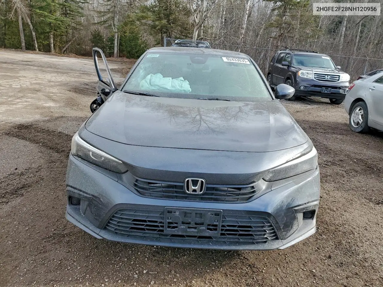 2HGFE2F28NH120956 2022 Honda Civic Lx