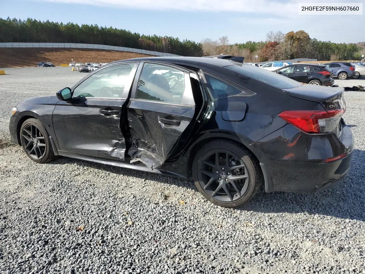 2HGFE2F59NH607660 2022 Honda Civic Sport
