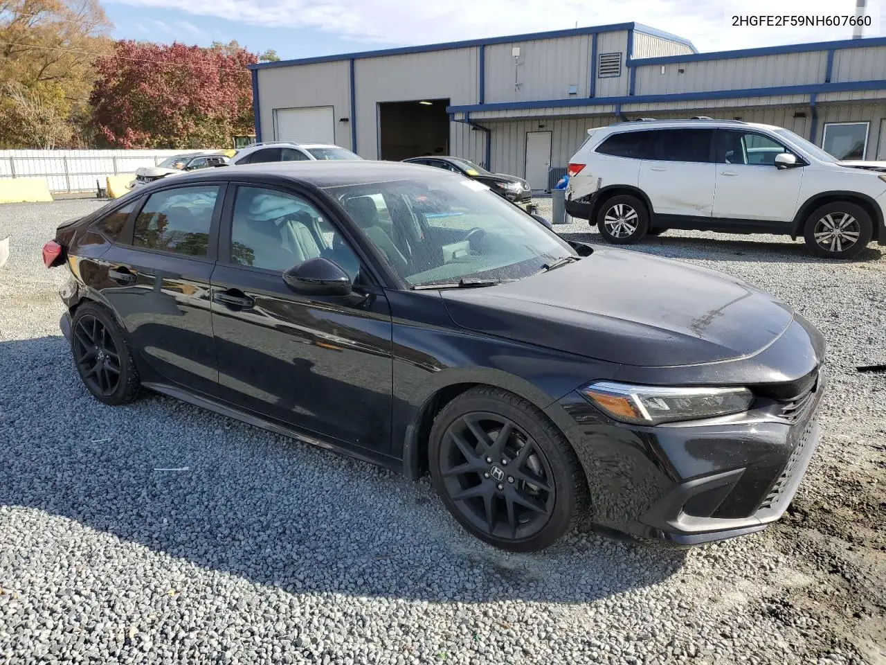 2HGFE2F59NH607660 2022 Honda Civic Sport