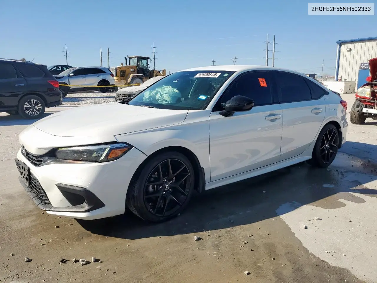 2HGFE2F56NH502333 2022 Honda Civic Sport