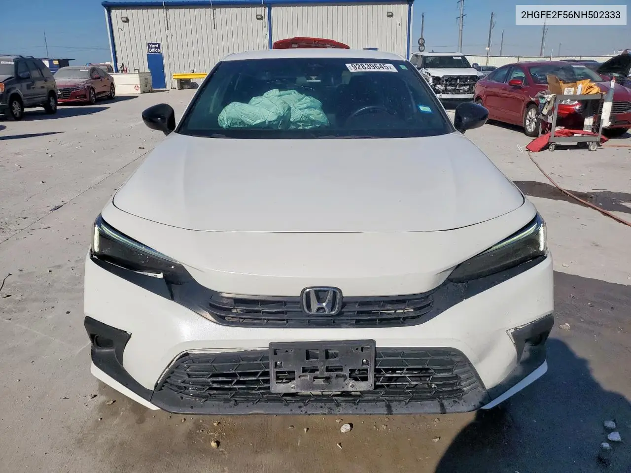 2HGFE2F56NH502333 2022 Honda Civic Sport