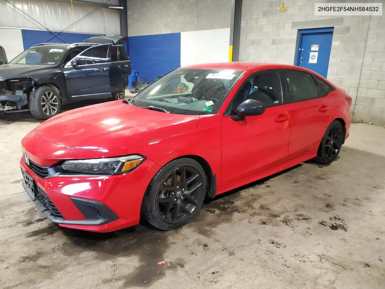 2HGFE2F54NH584532 2022 Honda Civic Sport
