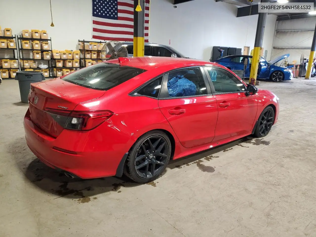 2HGFE2F54NH584532 2022 Honda Civic Sport