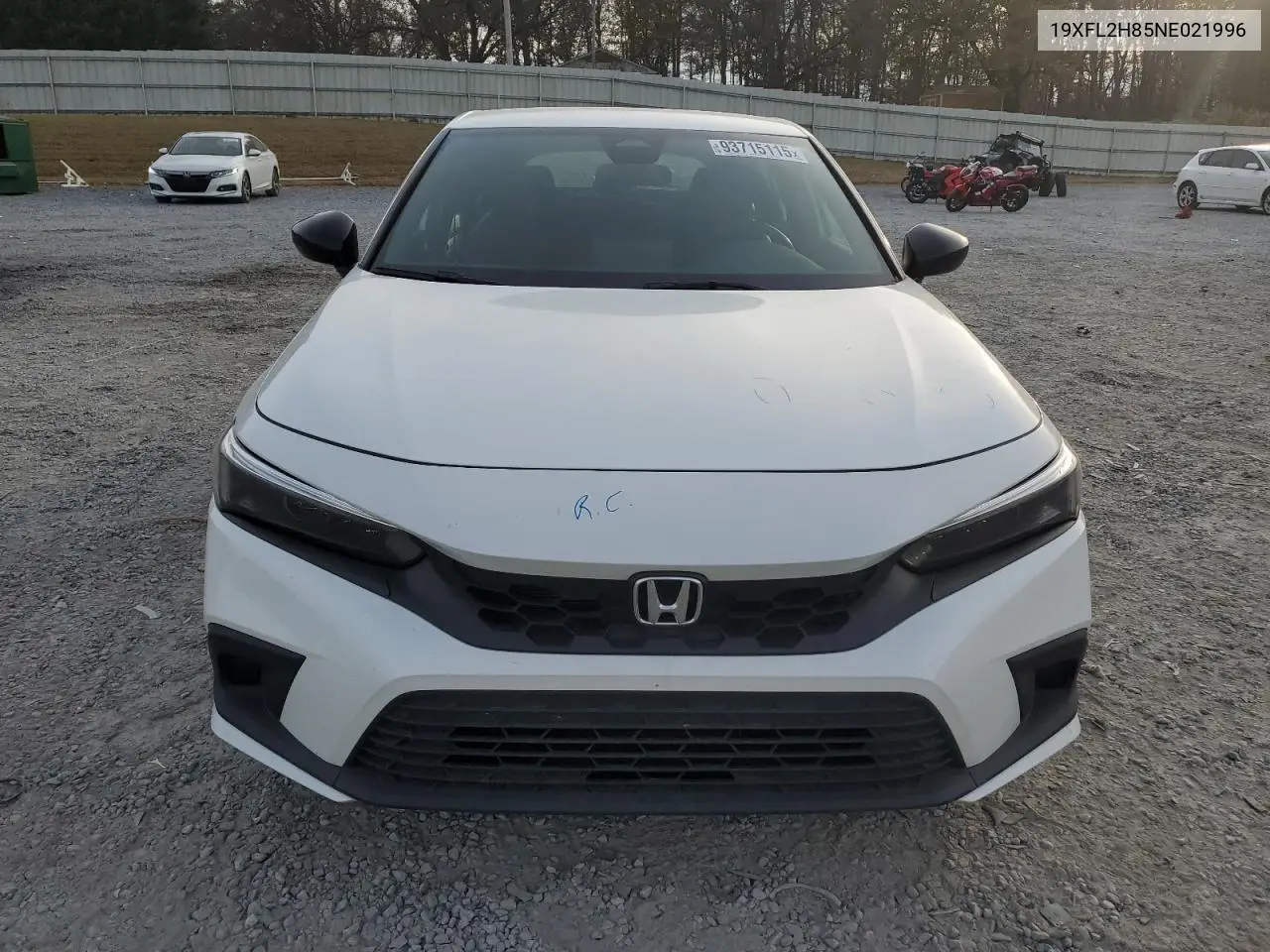 19XFL2H85NE021996 2022 Honda Civic Sport