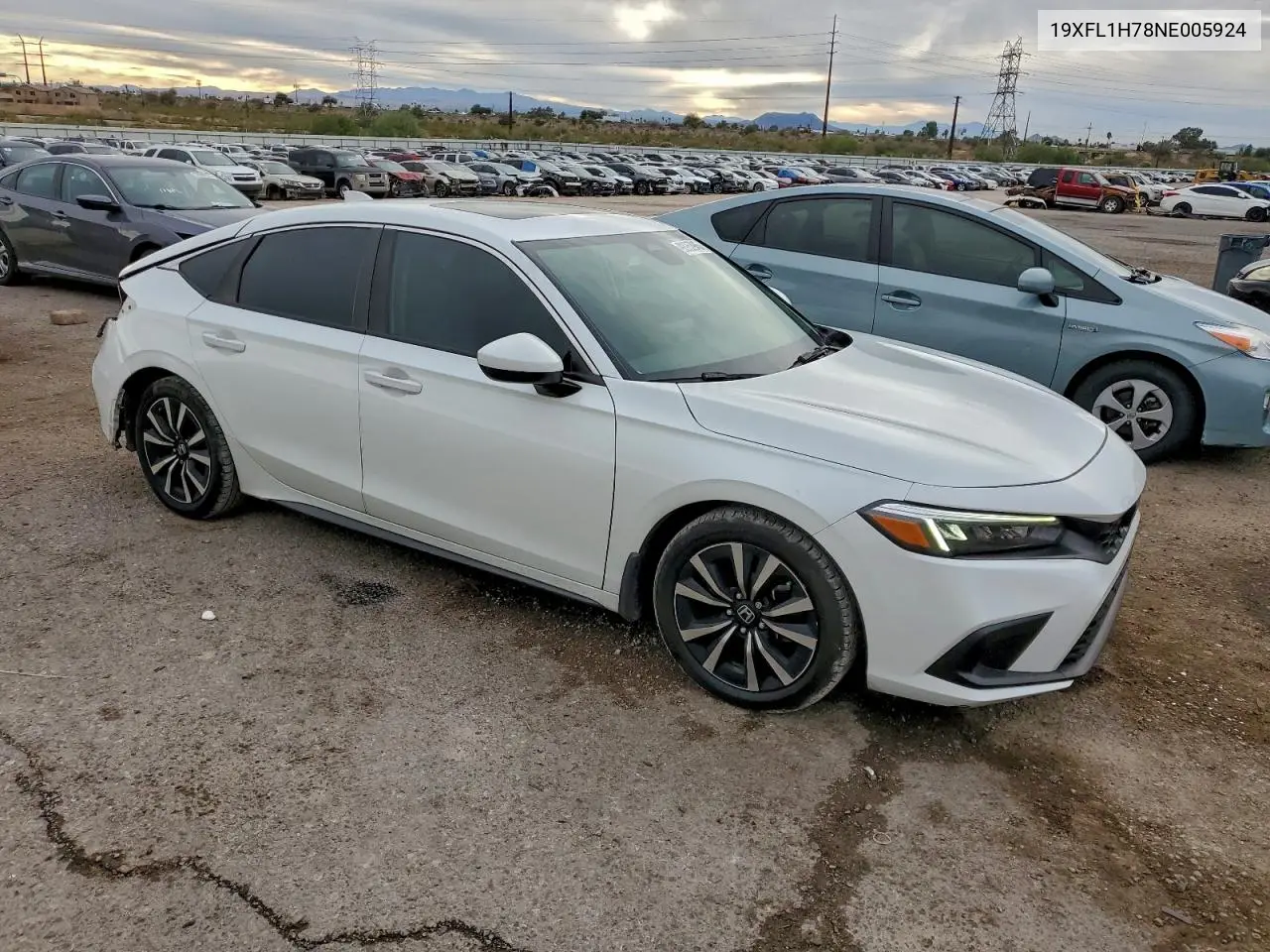 19XFL1H78NE005924 2022 Honda Civic Exl