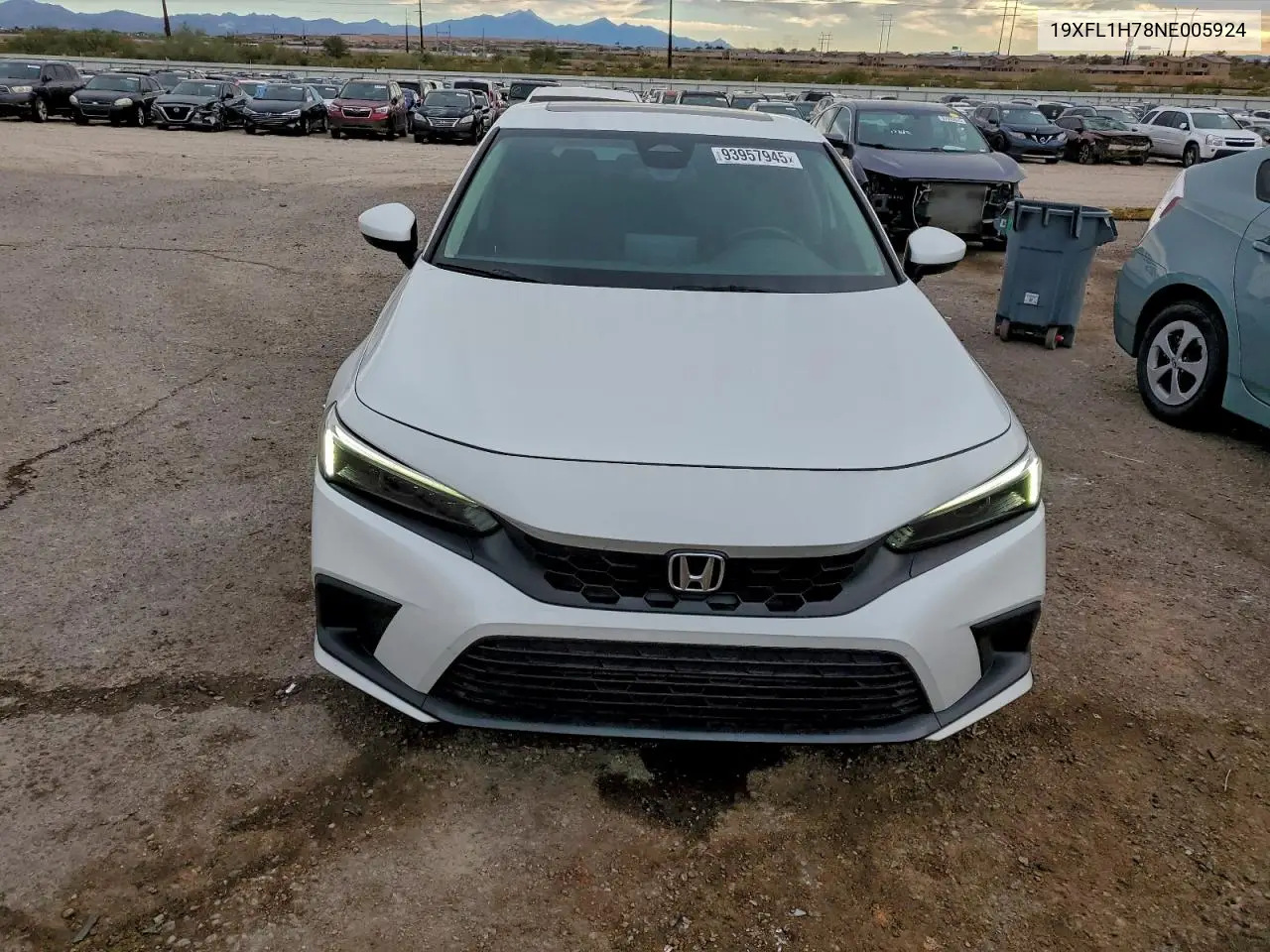 19XFL1H78NE005924 2022 Honda Civic Exl