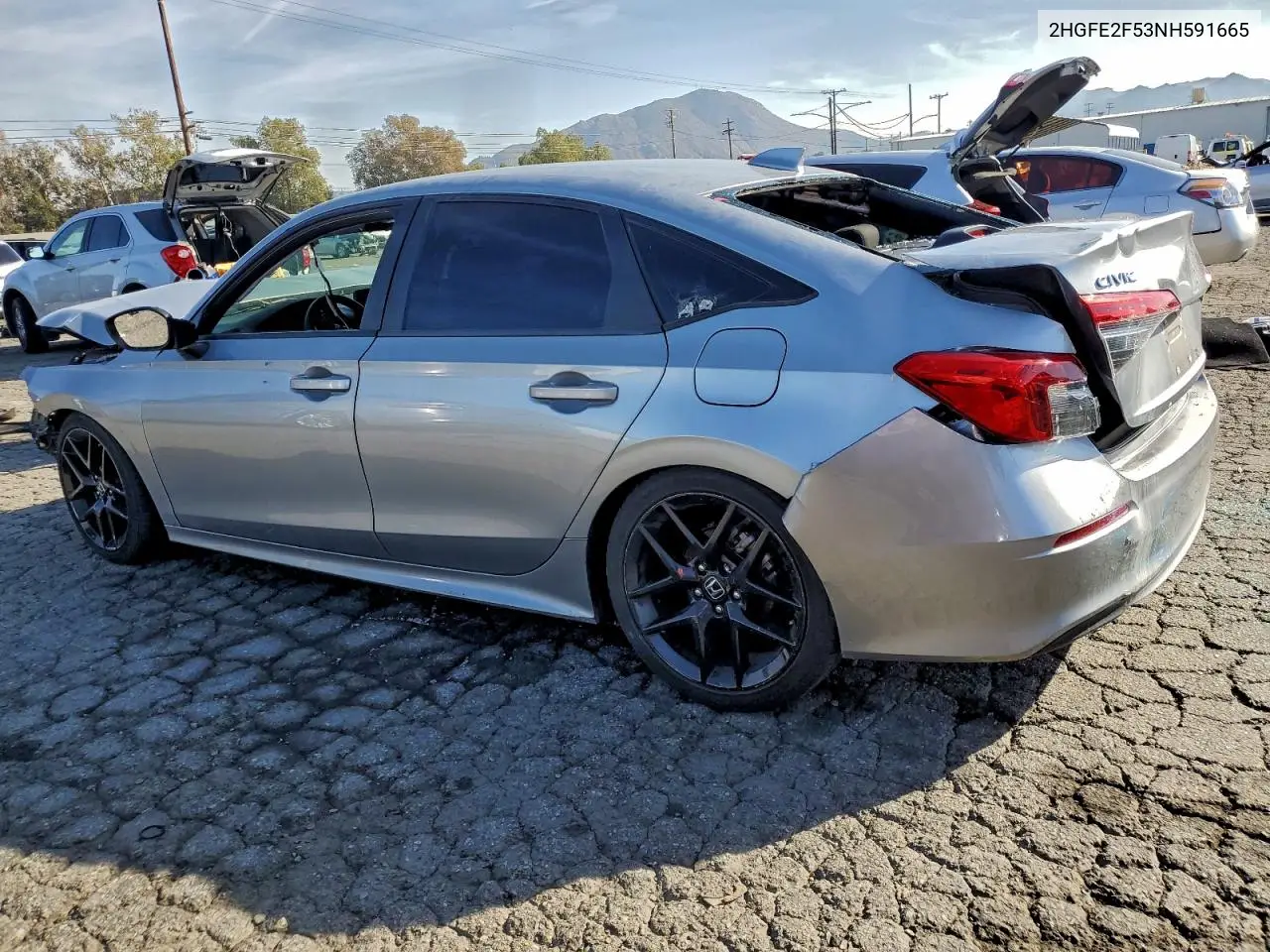 2HGFE2F53NH591665 2022 Honda Civic Sport