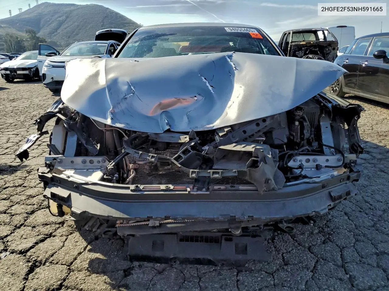 2HGFE2F53NH591665 2022 Honda Civic Sport