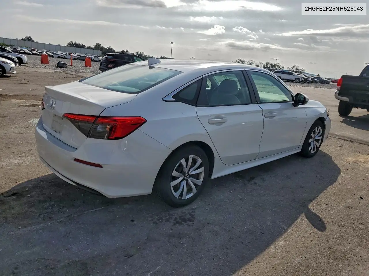 2HGFE2F25NH525043 2022 Honda Civic Lx
