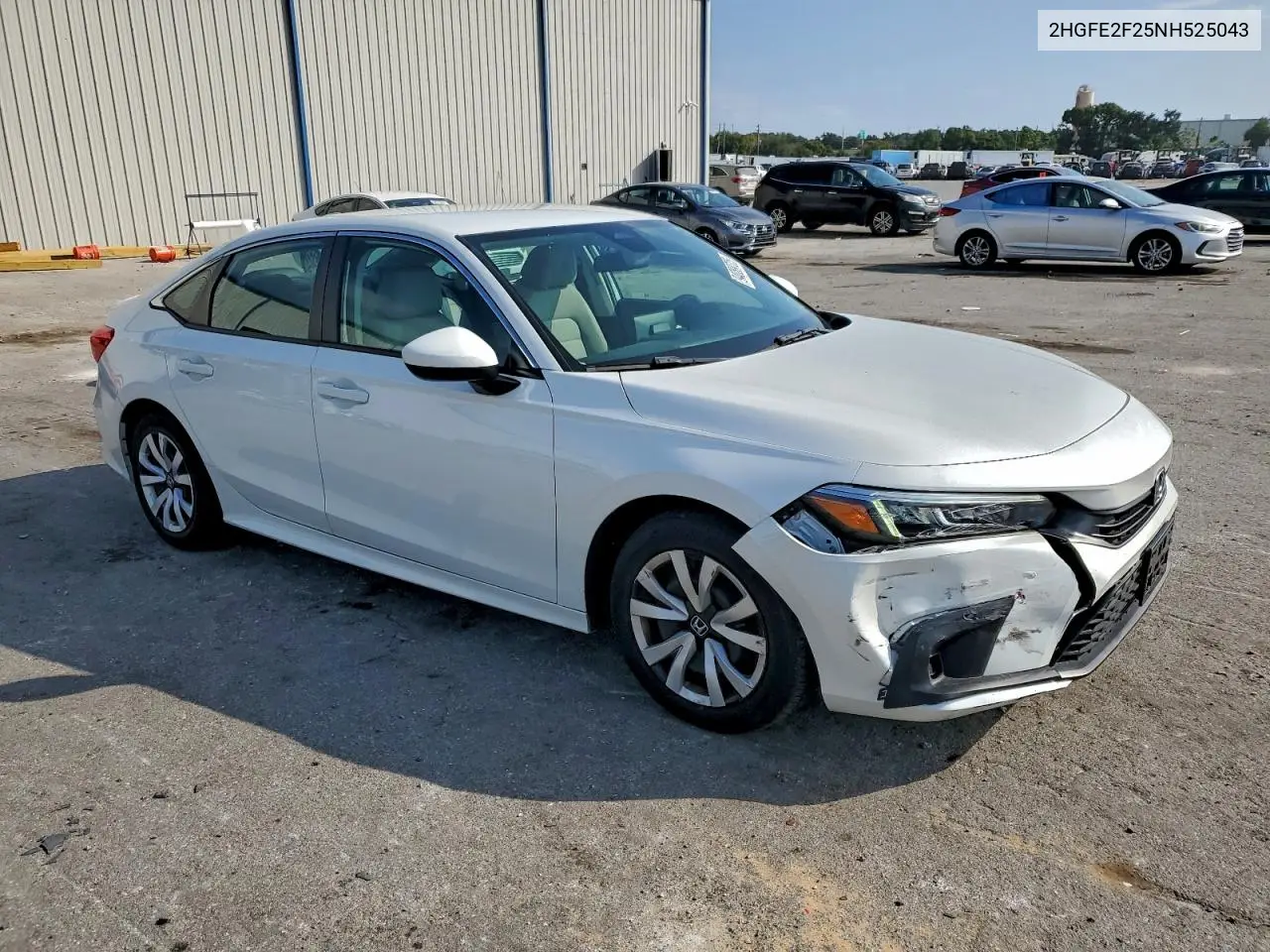 2HGFE2F25NH525043 2022 Honda Civic Lx