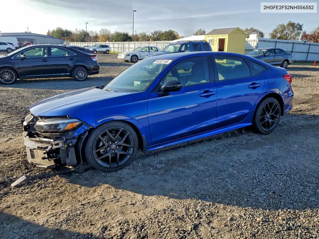 2HGFE2F52NH556552 2022 Honda Civic Sport