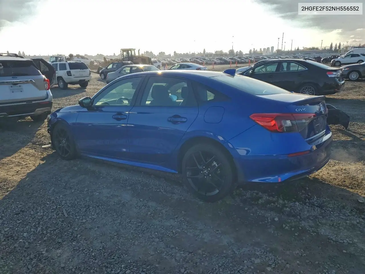 2HGFE2F52NH556552 2022 Honda Civic Sport