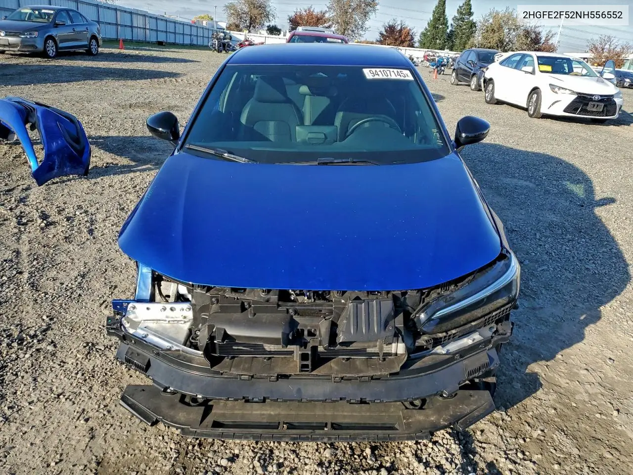 2HGFE2F52NH556552 2022 Honda Civic Sport