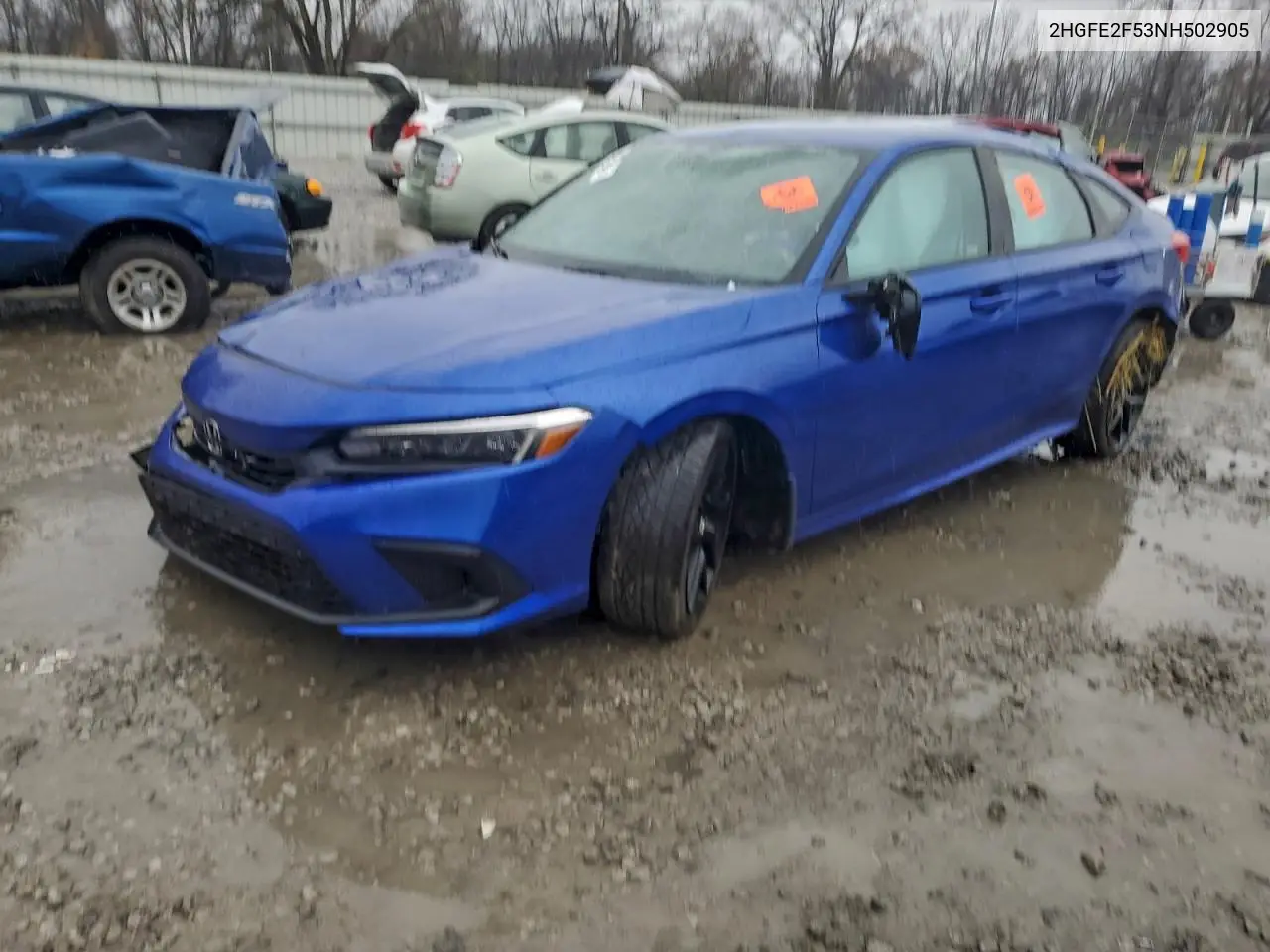 2HGFE2F53NH502905 2022 Honda Civic Sport