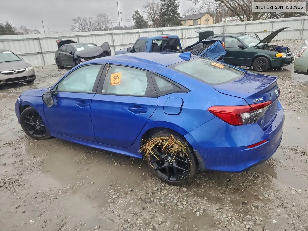 2HGFE2F53NH502905 2022 Honda Civic Sport