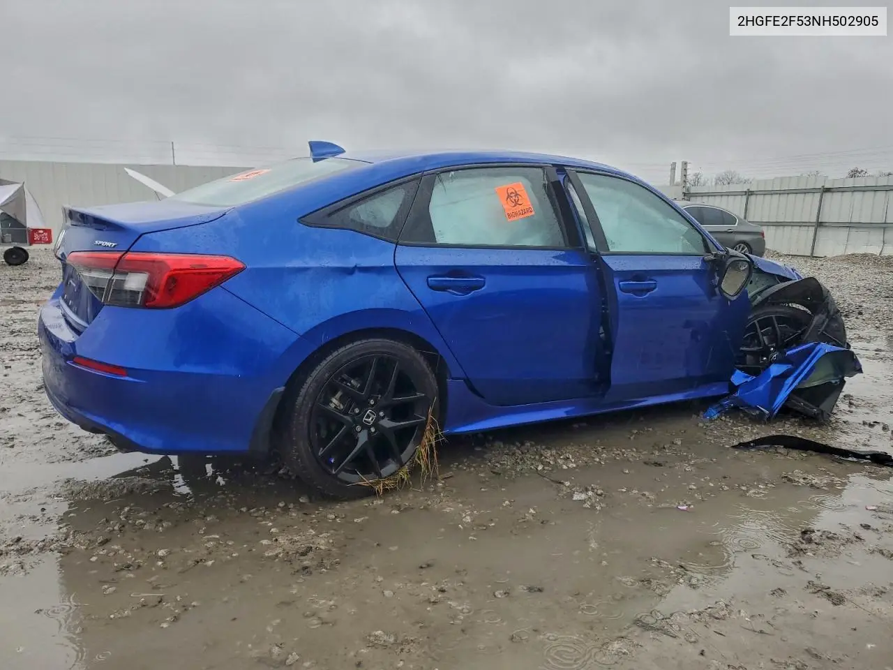 2HGFE2F53NH502905 2022 Honda Civic Sport