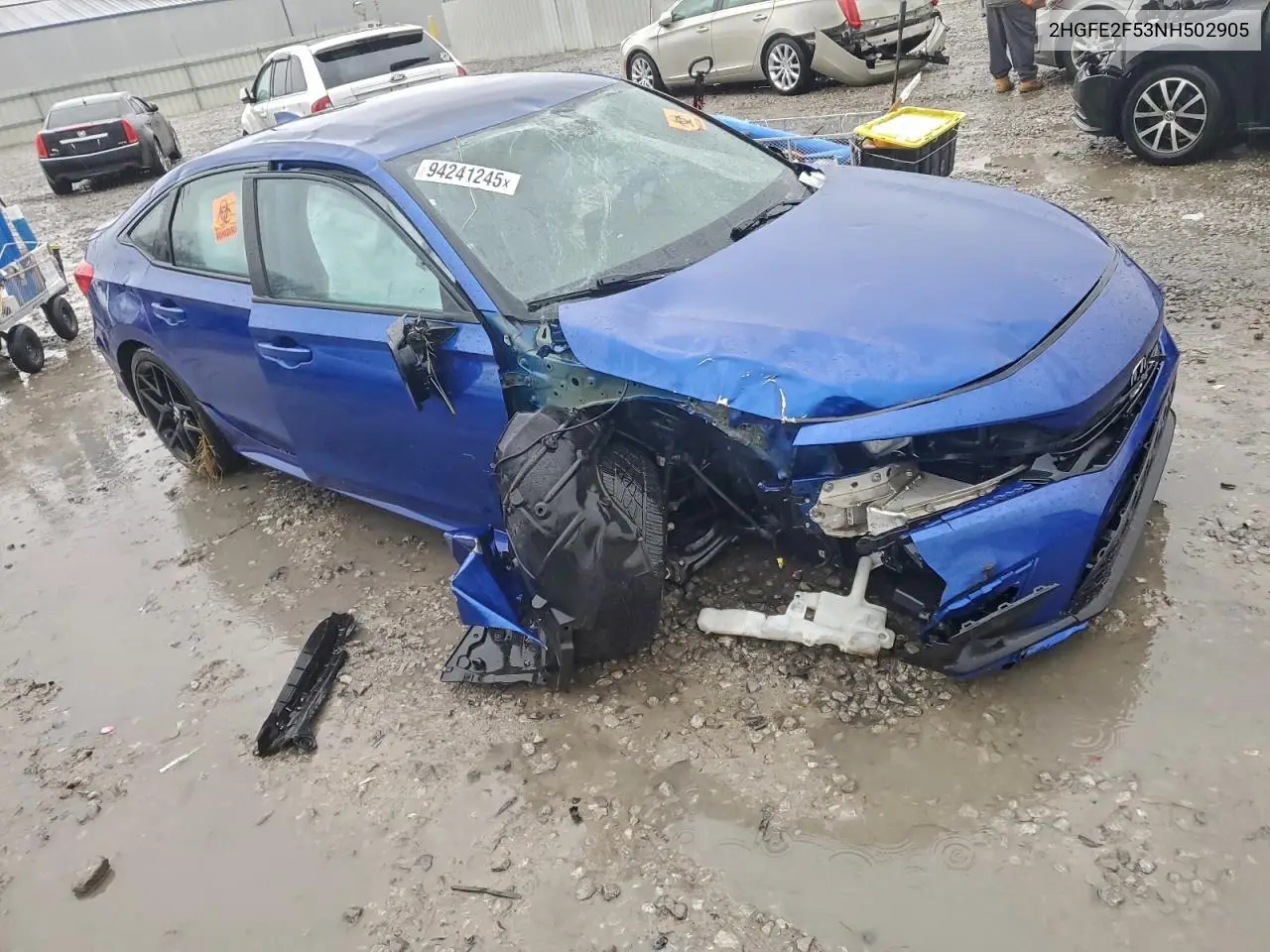 2HGFE2F53NH502905 2022 Honda Civic Sport