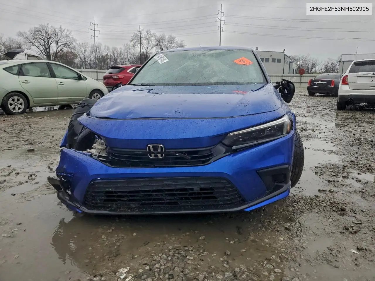2HGFE2F53NH502905 2022 Honda Civic Sport