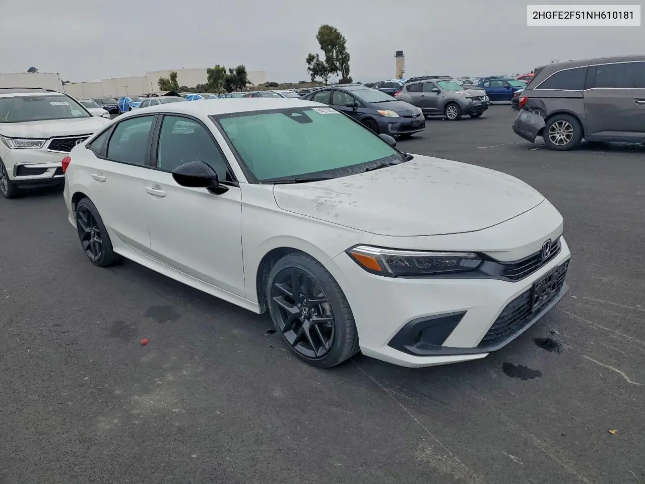 2HGFE2F51NH610181 2022 Honda Civic Sport