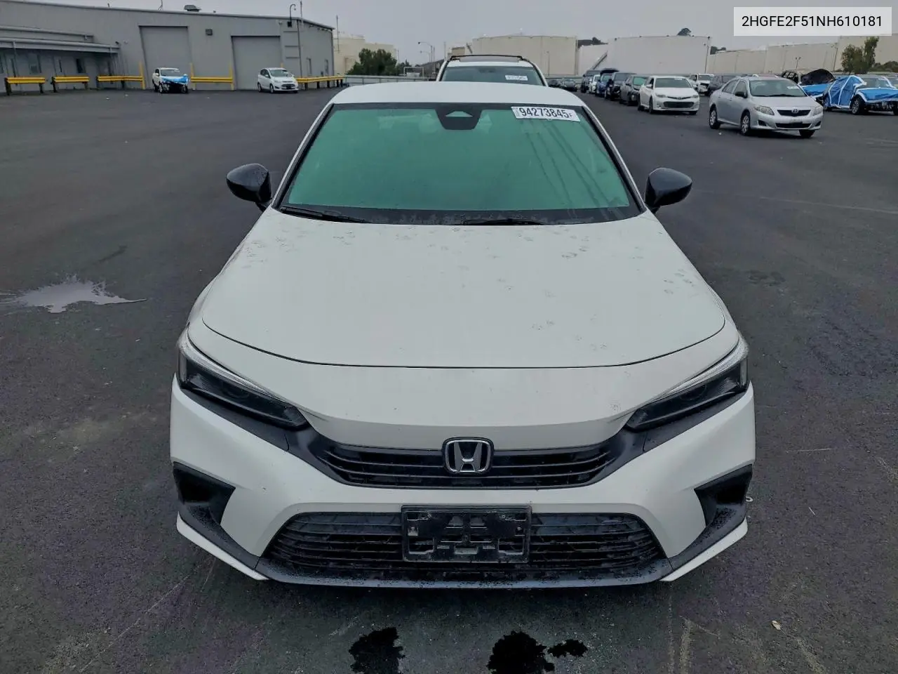 2HGFE2F51NH610181 2022 Honda Civic Sport