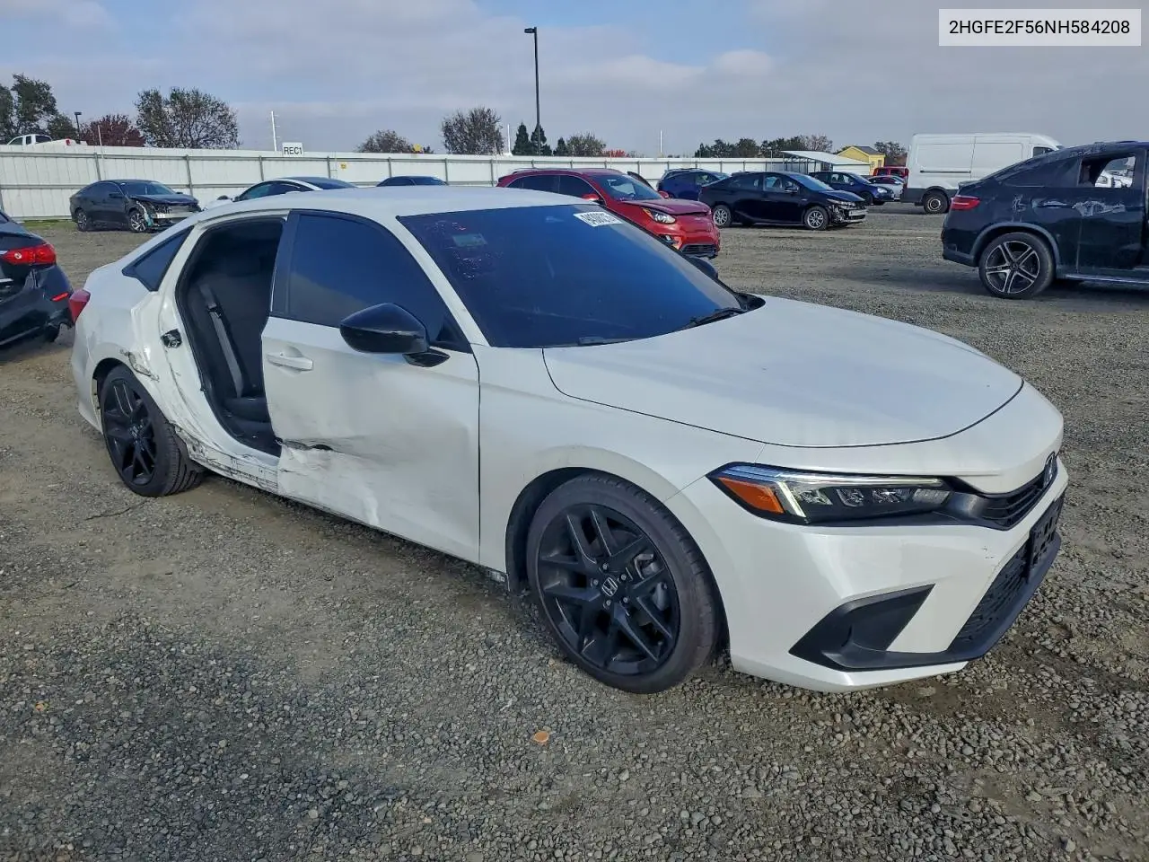2HGFE2F56NH584208 2022 Honda Civic Sport
