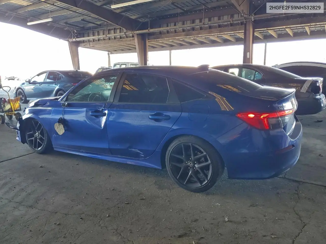 2HGFE2F59NH532829 2022 Honda Civic Sport