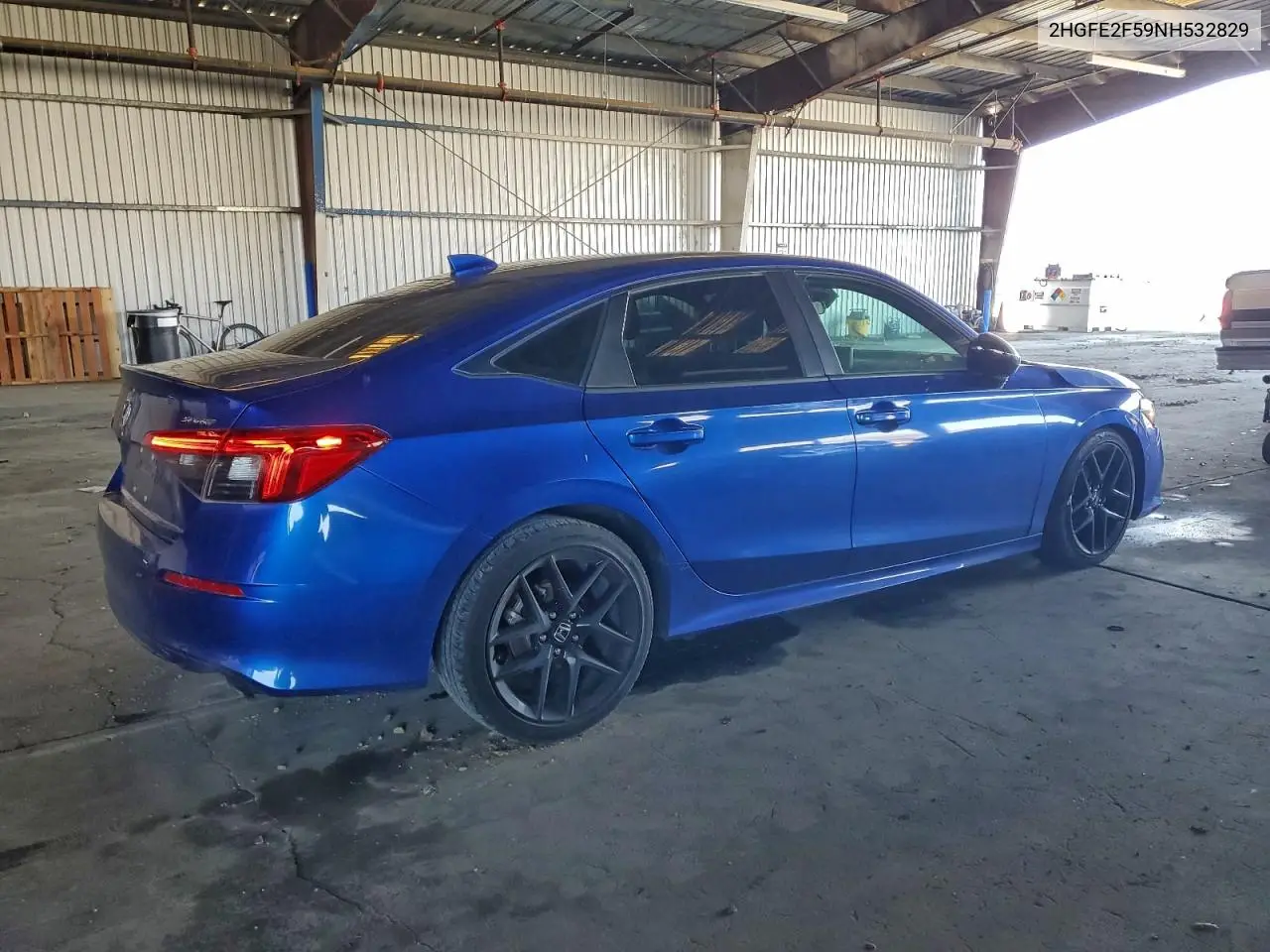 2HGFE2F59NH532829 2022 Honda Civic Sport