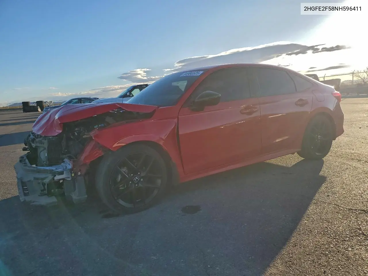 2HGFE2F58NH596411 2022 Honda Civic Sport