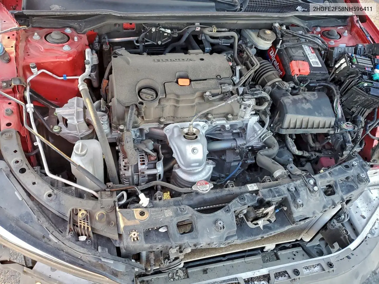 2HGFE2F58NH596411 2022 Honda Civic Sport