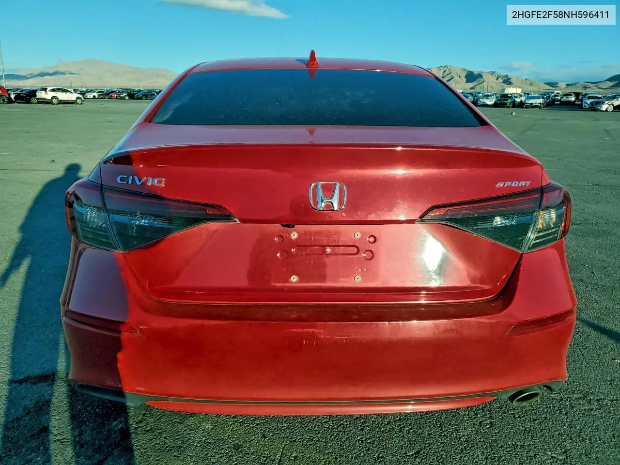 2HGFE2F58NH596411 2022 Honda Civic Sport