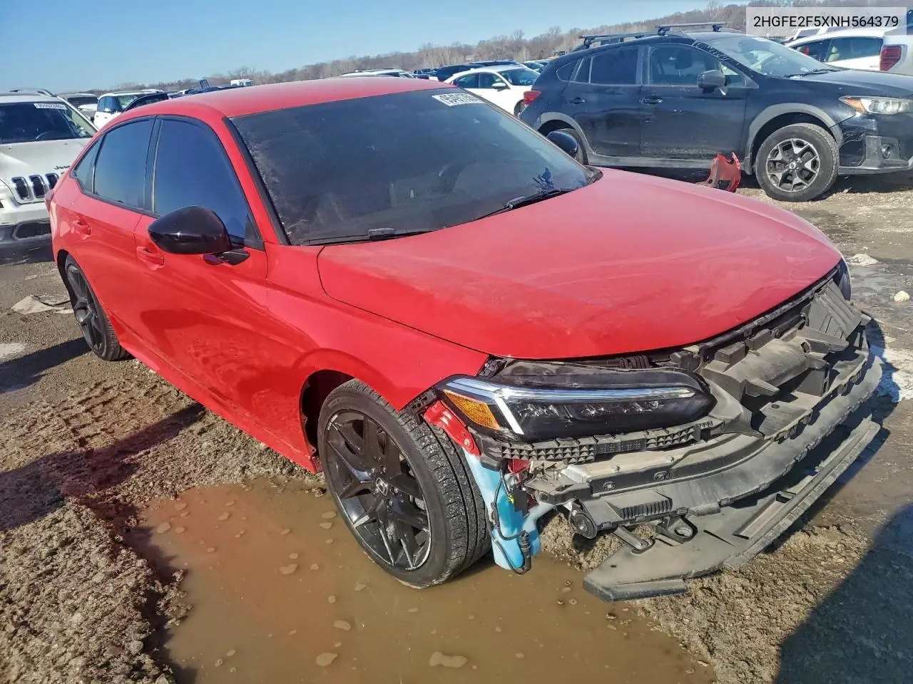 2HGFE2F5XNH564379 2022 Honda Civic Sport
