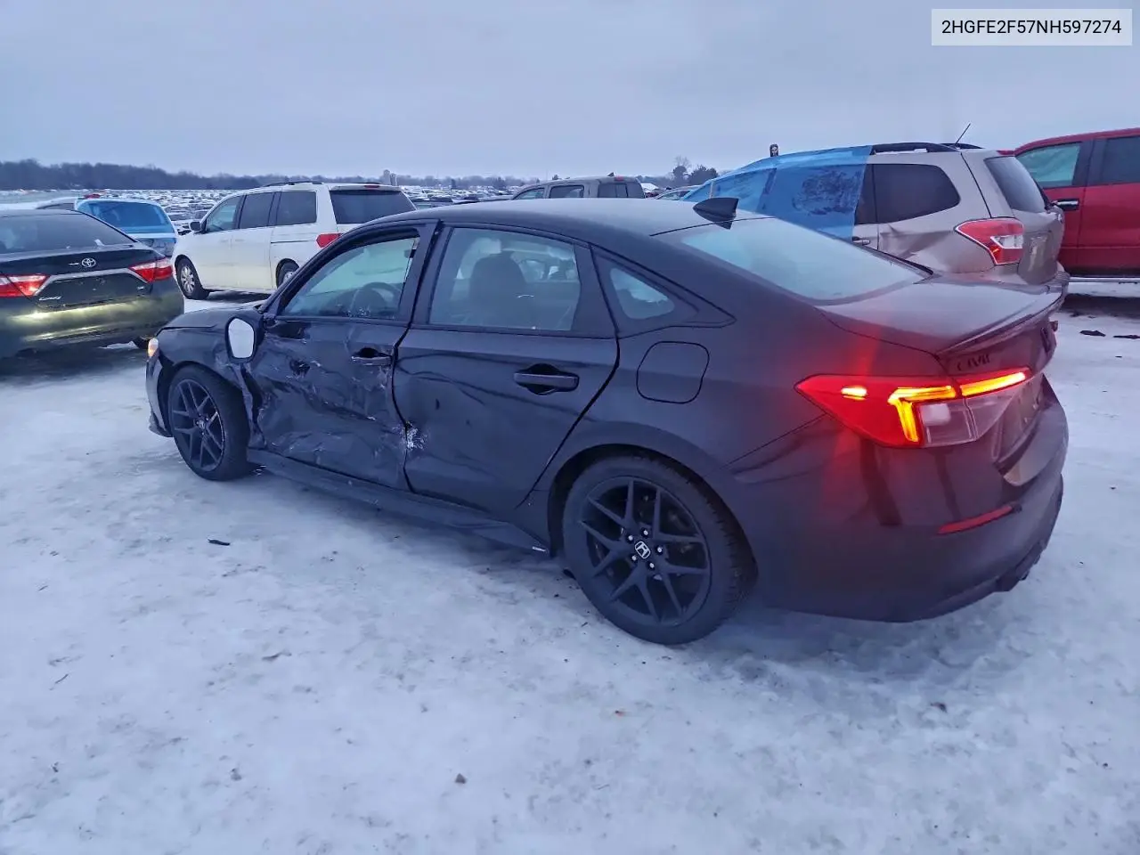 2HGFE2F57NH597274 2022 Honda Civic Sport