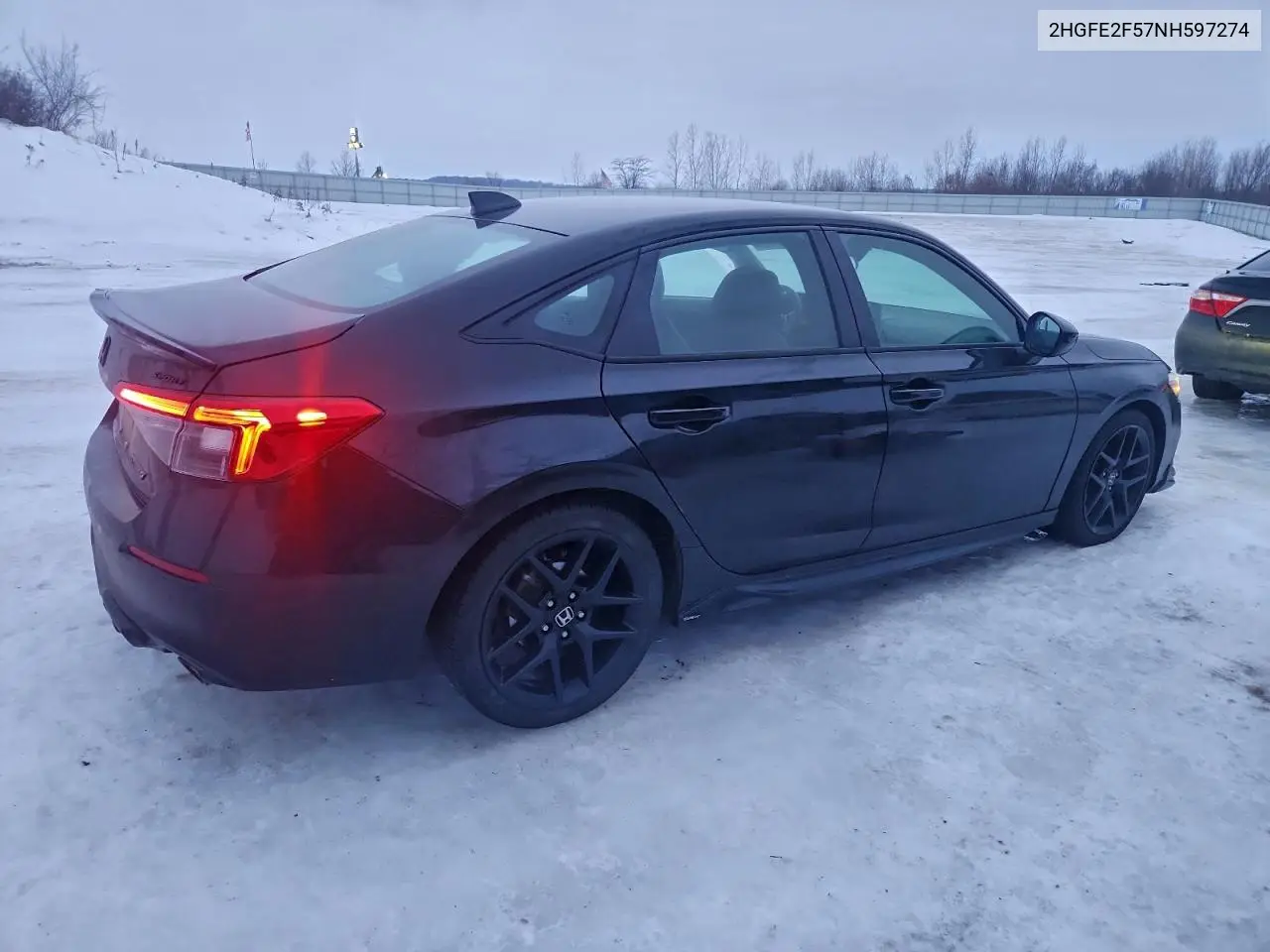 2HGFE2F57NH597274 2022 Honda Civic Sport
