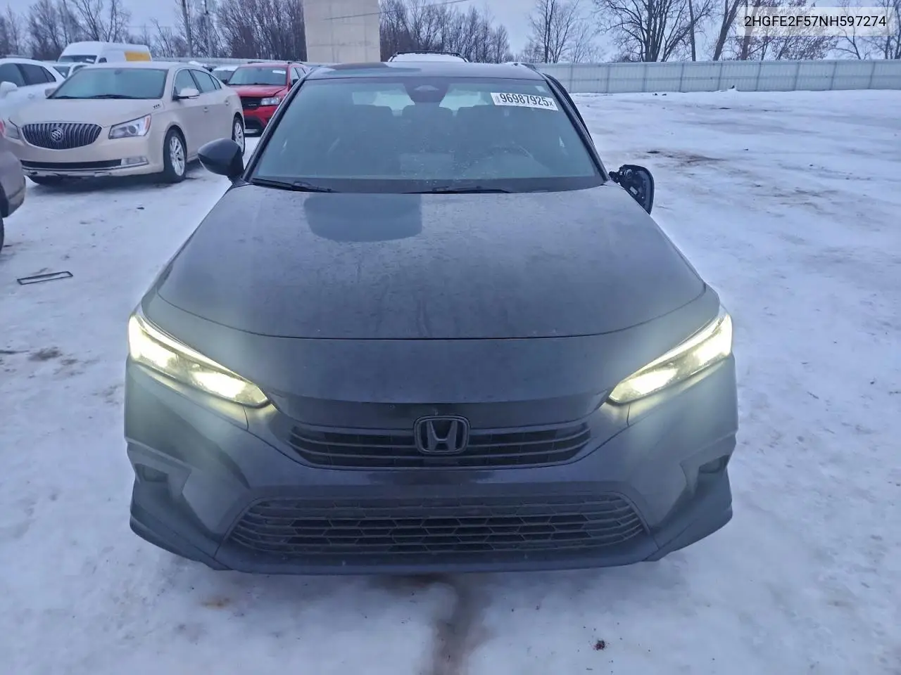 2HGFE2F57NH597274 2022 Honda Civic Sport