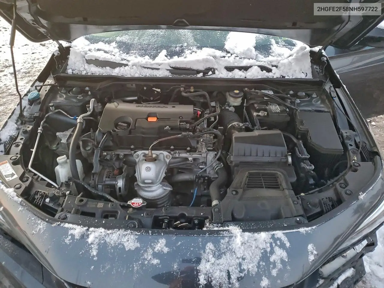 2HGFE2F58NH597722 2022 Honda Civic Sport