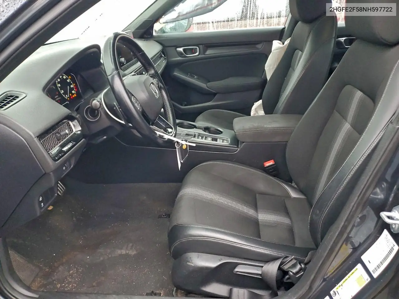 2HGFE2F58NH597722 2022 Honda Civic Sport