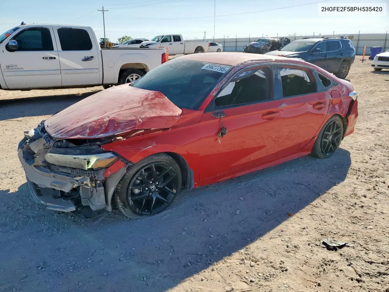 2HGFE2F58PH535420 2023 Honda Civic Sport